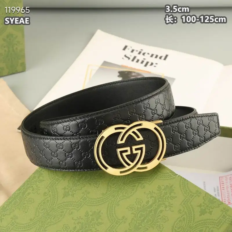 Gucci belt 自动扣 35mmX100-125cm 8L11